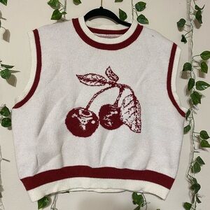 Cider / 1XL / Cherry Sweater Vest